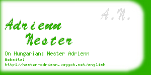 adrienn nester business card